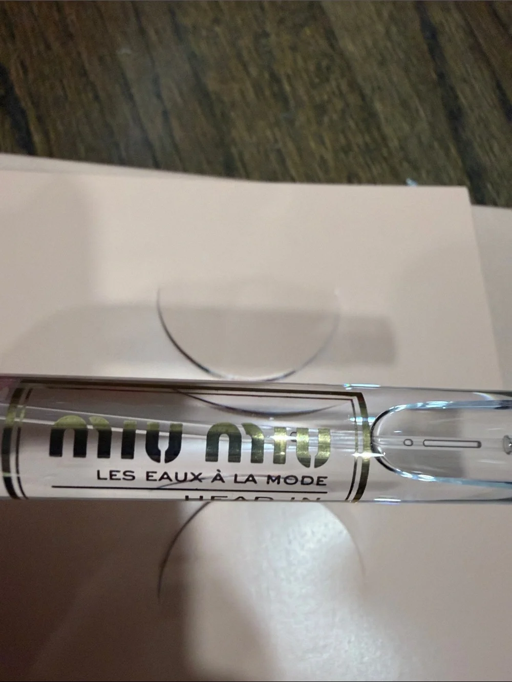 Miu Miu Clear Rollerball- Head in the Clouds